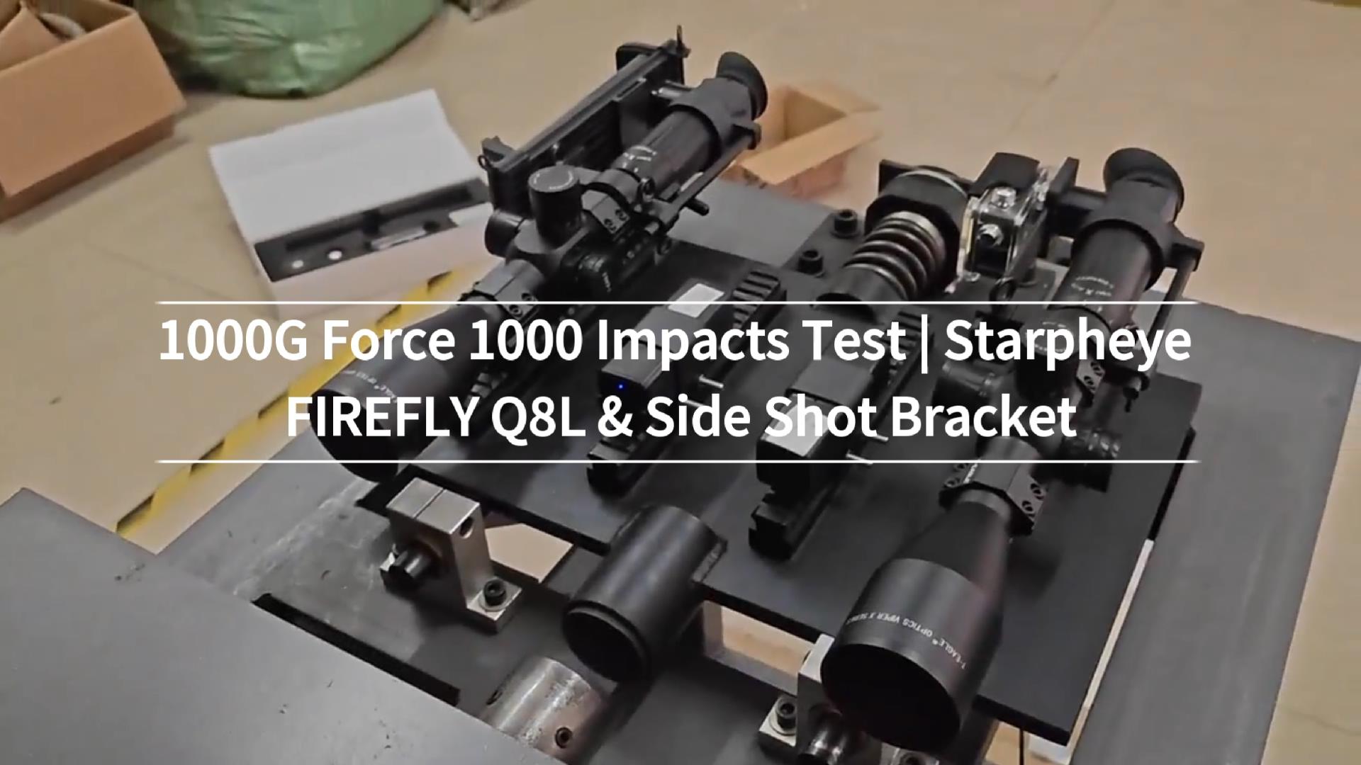 1000G Force 1000 Impacts Test | Starpheye FIREFLY Q8L & Side Shot Bracket